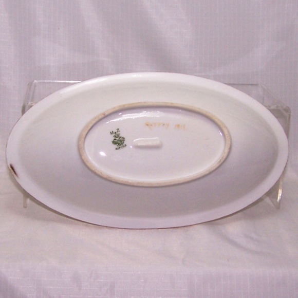 VTG-MZ Austria Altrohlau Porcelain Celery Dish (c. 1884-1909) - Picture 2 of 6